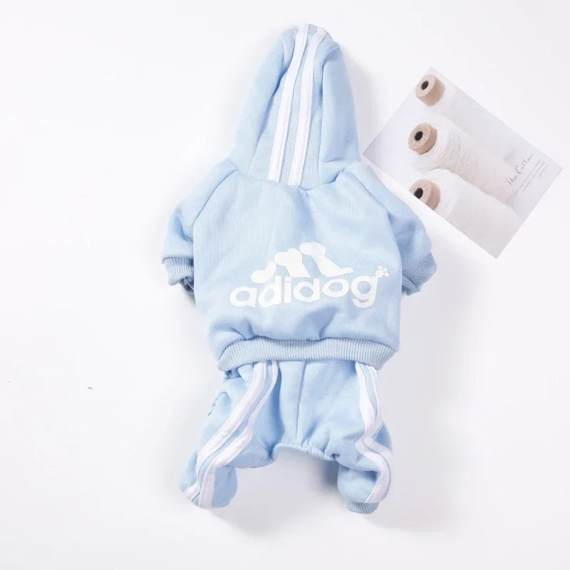 Stylish and Cozy Pet Jumpsuit for French Bulldogs, Chihuahuas, and Pugs - Perfect Autumn/Winter Outfit for Small to Medium Dogs