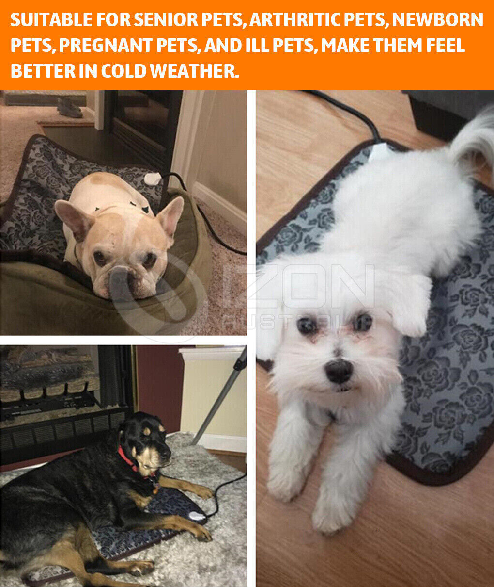 Ultimate Large Waterproof Electric Heat Mat for Pets - Cozy Warmer Pad with AU Plug