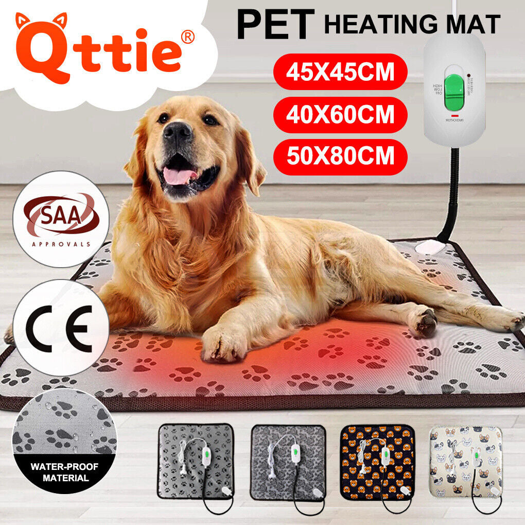 Ultimate Large Waterproof Electric Heat Mat for Pets - Cozy Warmer Pad with AU Plug