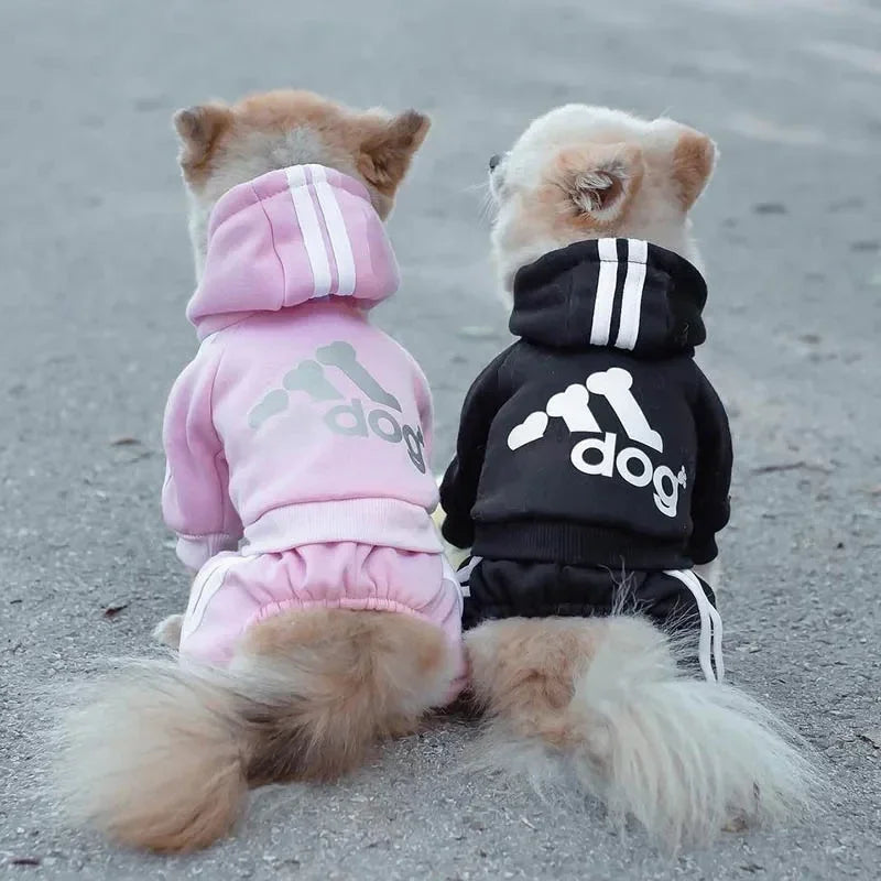 Stylish and Cozy Pet Jumpsuit for French Bulldogs, Chihuahuas, and Pugs - Perfect Autumn/Winter Outfit for Small to Medium Dogs