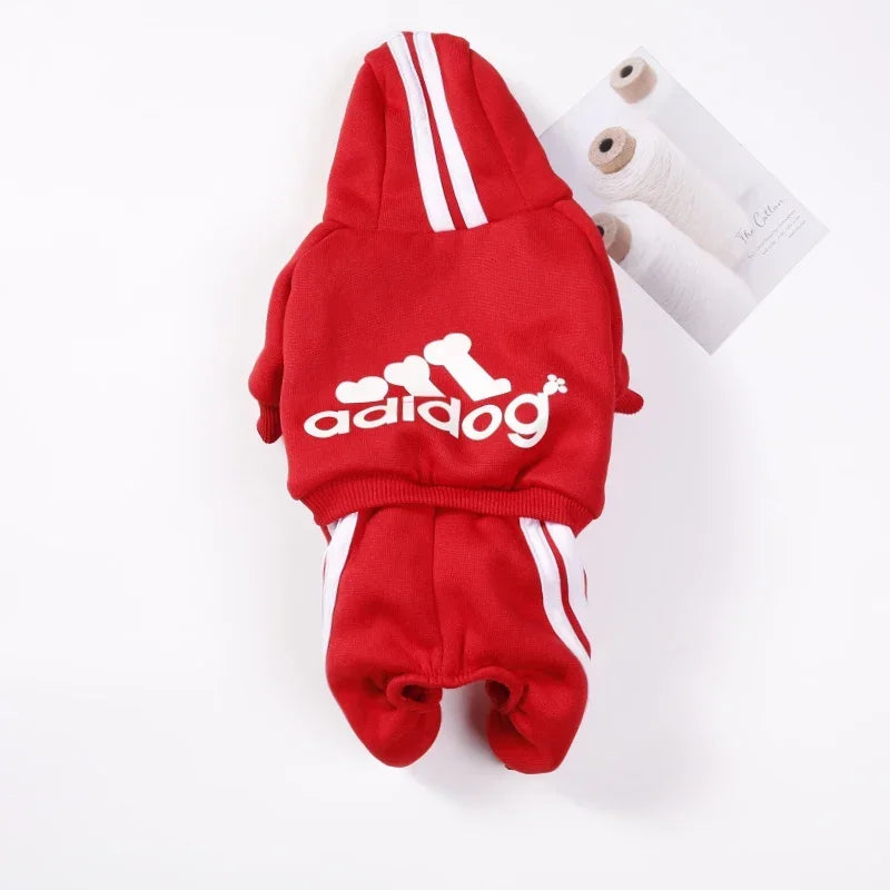 Stylish and Cozy Pet Jumpsuit for French Bulldogs, Chihuahuas, and Pugs - Perfect Autumn/Winter Outfit for Small to Medium Dogs