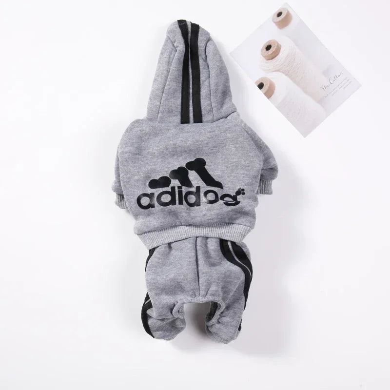 Stylish and Cozy Pet Jumpsuit for French Bulldogs, Chihuahuas, and Pugs - Perfect Autumn/Winter Outfit for Small to Medium Dogs