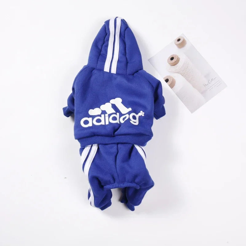 Stylish and Cozy Pet Jumpsuit for French Bulldogs, Chihuahuas, and Pugs - Perfect Autumn/Winter Outfit for Small to Medium Dogs