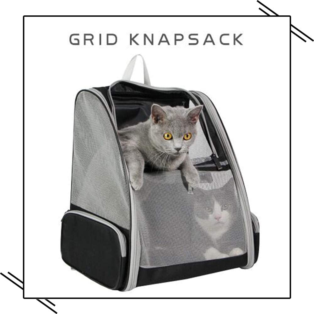 Revolutionary Bubble Backpack Pet Carrier for Cats and Dogs - Stylish Grey Design